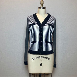 Anthropologie TINY brand striped cardigan | Sz M
